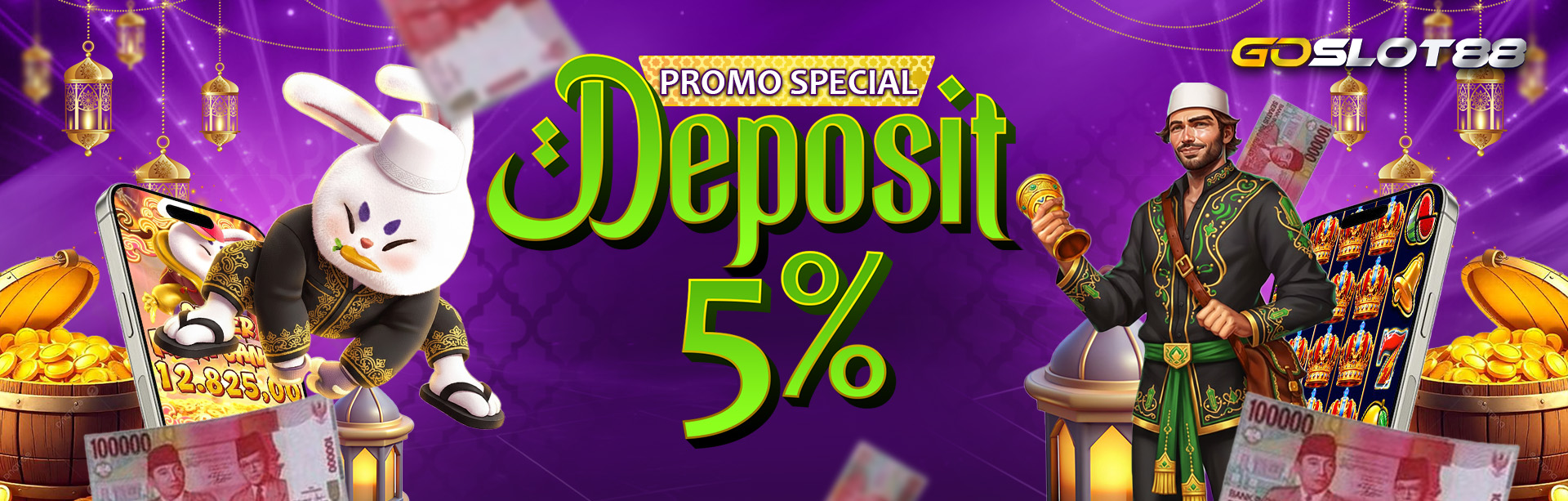 PROMO BONUS DEPOSIT HARIAN 5%	