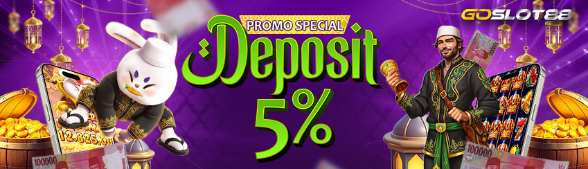 PROMO BONUS DEPOSIT HARIAN 5%	
