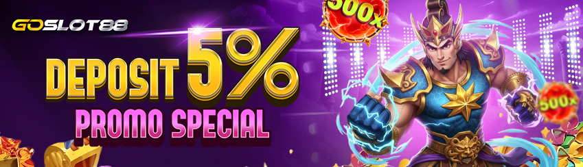 PROMO BONUS DEPOSIT HARIAN 5%	
